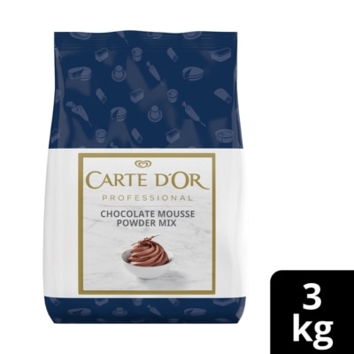 Chocolate Mousse Powder Mix - Carte D’or Mousse Range elevates all your dessert applications while offering a wide range of dishes in less than 10 minutes.